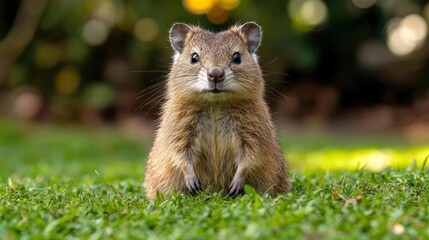 Cute Rodent in the Grass