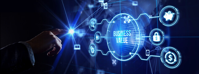 Business growth concept. Business, technology concept.