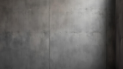 Fototapeta premium Concrete Wall Texture: An industrial and minimalist backdrop featuring a textured concrete wall with subtle light variations. Perfect for adding depth and character to your designs. 