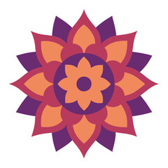 abstract flower illustration