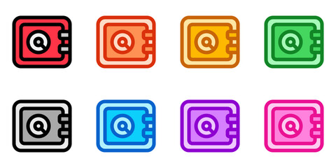 Editable deposit box, safebox vector icon. Part of a big icon set family. Perfect for web and app interfaces, presentations, infographics, etc