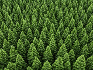 Dense Evergreen Forest Canopy