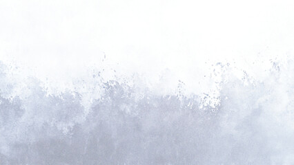 Silver, grey watercolor textured on white paper background. silver watercolor painting textured design on white background. Paint leaks and Ombre