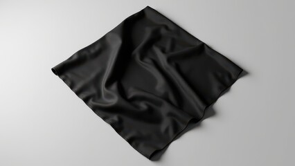 Realistic bandana mockup with lifelike fabric folds and a soft finish, ideal for branding or custom designs. Great for ecommerce and design presentations.