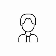 boy male user icon sign vector
