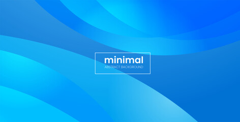 minimal abstract blue liquid gradient color with simple shape cool trendy design banner background.