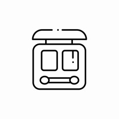 eyeshadow makup icon sign vector