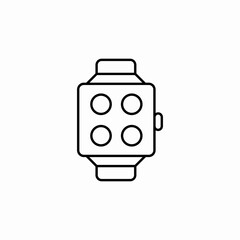 smart watches icon sign vector