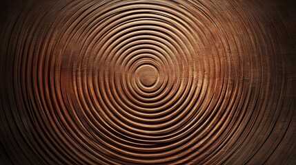 Circular Wood Pattern with Texture Details