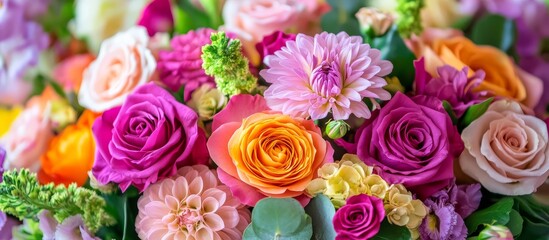 A delightful mix of botanicals creates a cheerful atmosphere.