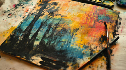 An art therapy program for individuals recovering from war trauma.