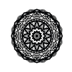 Mandala design, lace ornament, Mandala Line Drawing Design. 