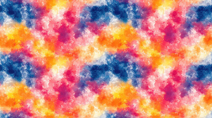 Colorful abstract watercolor seamless pattern perfect for textiles or wallpaper design