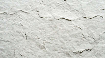 Naklejka premium Crumpled white textured paper background
