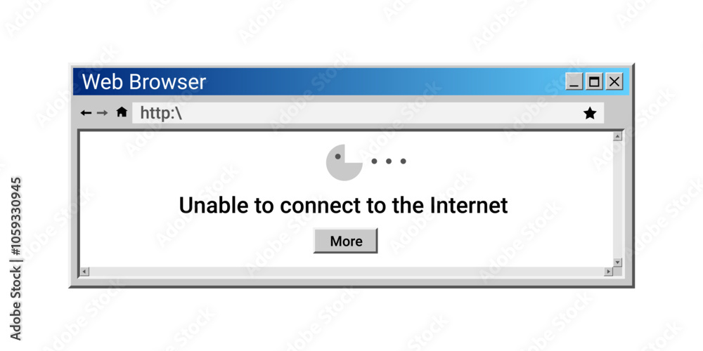 Poster unable to connect to the internet. old network error. problem with connection. offline message.