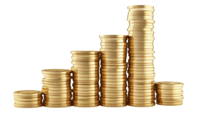 Growth of wealth through coins and graphs in finance