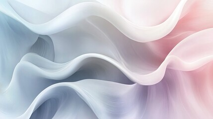 Obraz premium Subtle waves in soft hues create a fluid and abstract seamless background for elegant design projects.
