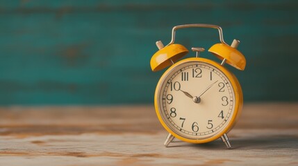 A vintage clock with a loud ticking sound, showcasing the passing of time in a rustic setting.