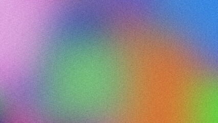 Futuristic Gradient Background with Subtle Grainy Noise for Posters, Vibrant Gradient Poster with Bold Colors and Grainy Texture