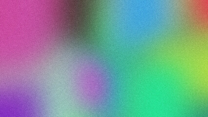Futuristic Gradient Background with Subtle Grainy Noise for Posters, Vibrant Gradient Poster with Bold Colors and Grainy Texture