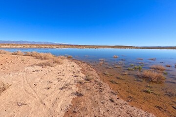 Barrage El Mansour Eddahbi, Ouarzazate Lake in Morocco