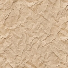 Obraz premium Textured brown wrinkled paper background for design and craft projects
