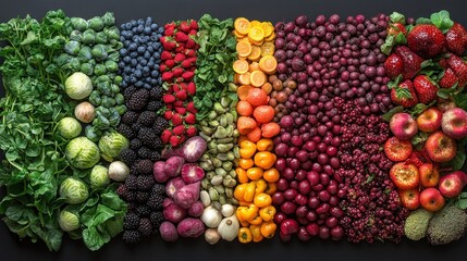 Rainbow of Fruits and Vegetables
