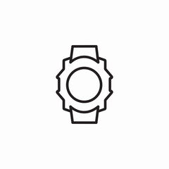 diving watch icon sign vector