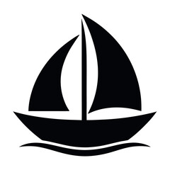 Sailboard Vector icon design