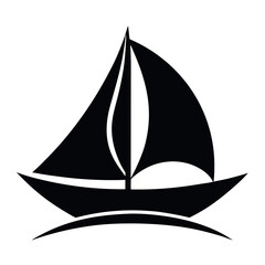 Sailboard Vector icon design