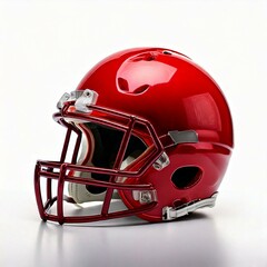 Fototapeta premium American football helmet isolated on white background
