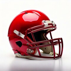 Fototapeta premium American football helmet isolated on white background