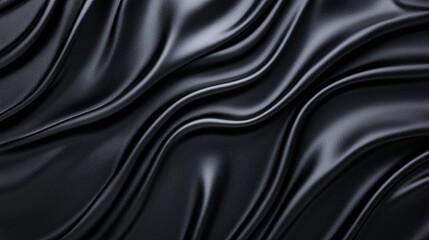 Obraz premium Elegant Black Matte Paint Surface with Soft Reflections in Indirect Light