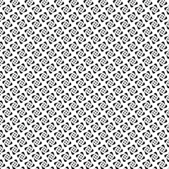 Black and white seamless abstract pattern Background and backdrop Grayscale ornamental design Mosaic ornaments.