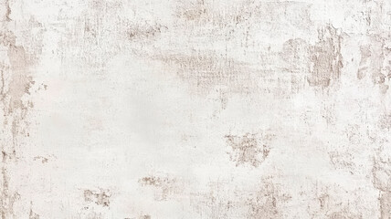 Light grunge texture with beige and white tones. Worn vintage wall surface with subtle stains and scratches. Faded concrete texture. Minimalist distressed background concept.
