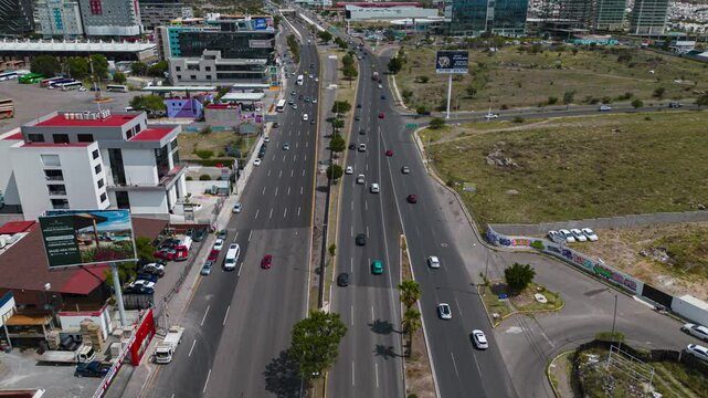 Crucero en Quer&eacute;taro. Hyperlapse 4k con drone