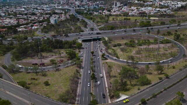 Crucero en Quer&eacute;taro. Hyperlapse 4k con drone