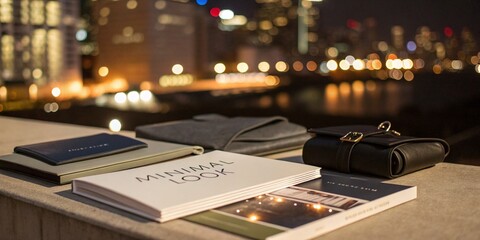 Minimal Look Book Night Photography: Captivating Urban Aesthetics and Sleek Design Elements