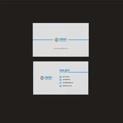 Business Card Design, Professional Minimalist Business Card Template.