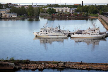 Kronstadt Russia 05 25 2022 . port city on the coast of the Gulf of Finland.