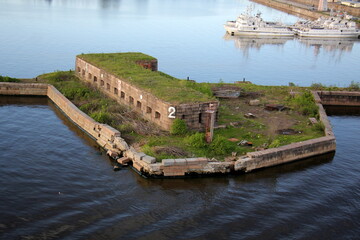 Kronstadt Russia 05 25 2022 . port city on the coast of the Gulf of Finland.