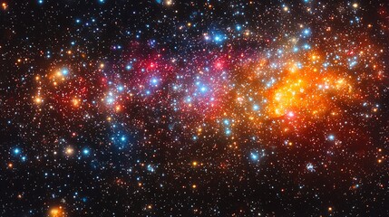 Naklejka premium background with stars