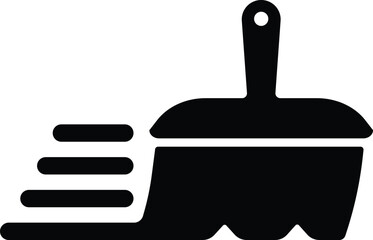 Painting Brush Icon, Art Tool Outline Symbol, Vector Illustration