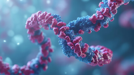 DNA mutations. Vexas disease , visualized under a microscope.

