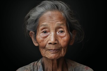 Portrait of an elderly person