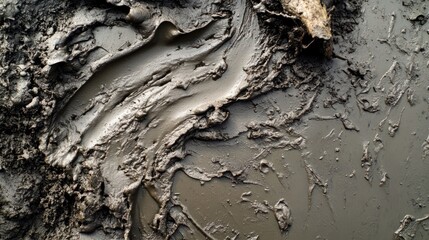 Muddy Stream in Nature