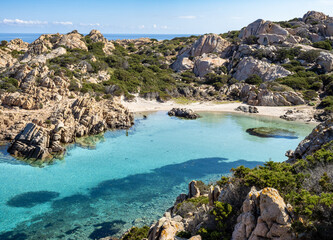 Obraz premium Capracese beach in Caprera island, Italy