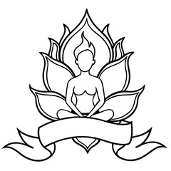 lotus flower on white