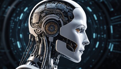 Concept art representing the future of artificial intelligence