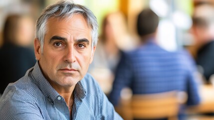 Fototapeta premium Worried investors gathered around multiple screens, analyzing financial data and market trends, reflecting the tension and uncertainty in the investment world.